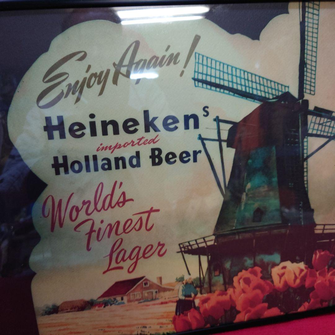 I..W.HARPERパブミラー Heinekenポスター 3点セット