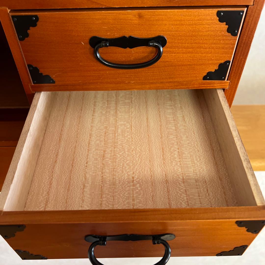 小箪笥 民芸家具 和家具 からくり箪笥 レトロ 戸棚 引き出し