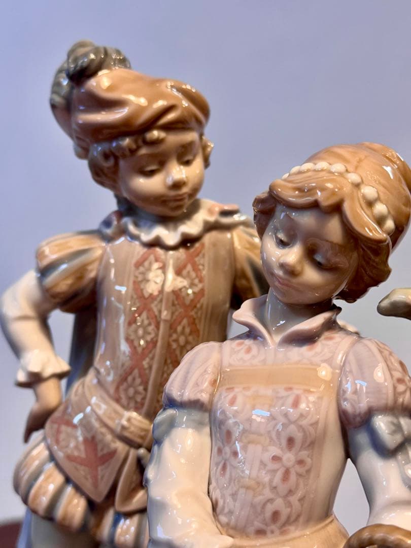 s*様 【大型希少美術品】　極レア　LLADRO リヤドロ　中世の求愛