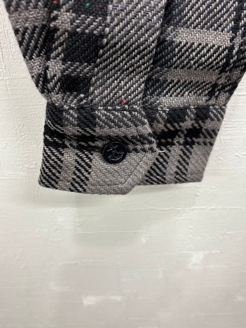 A BATHING APE NFS限定ラブジェネチェックネルシャツLエイプ