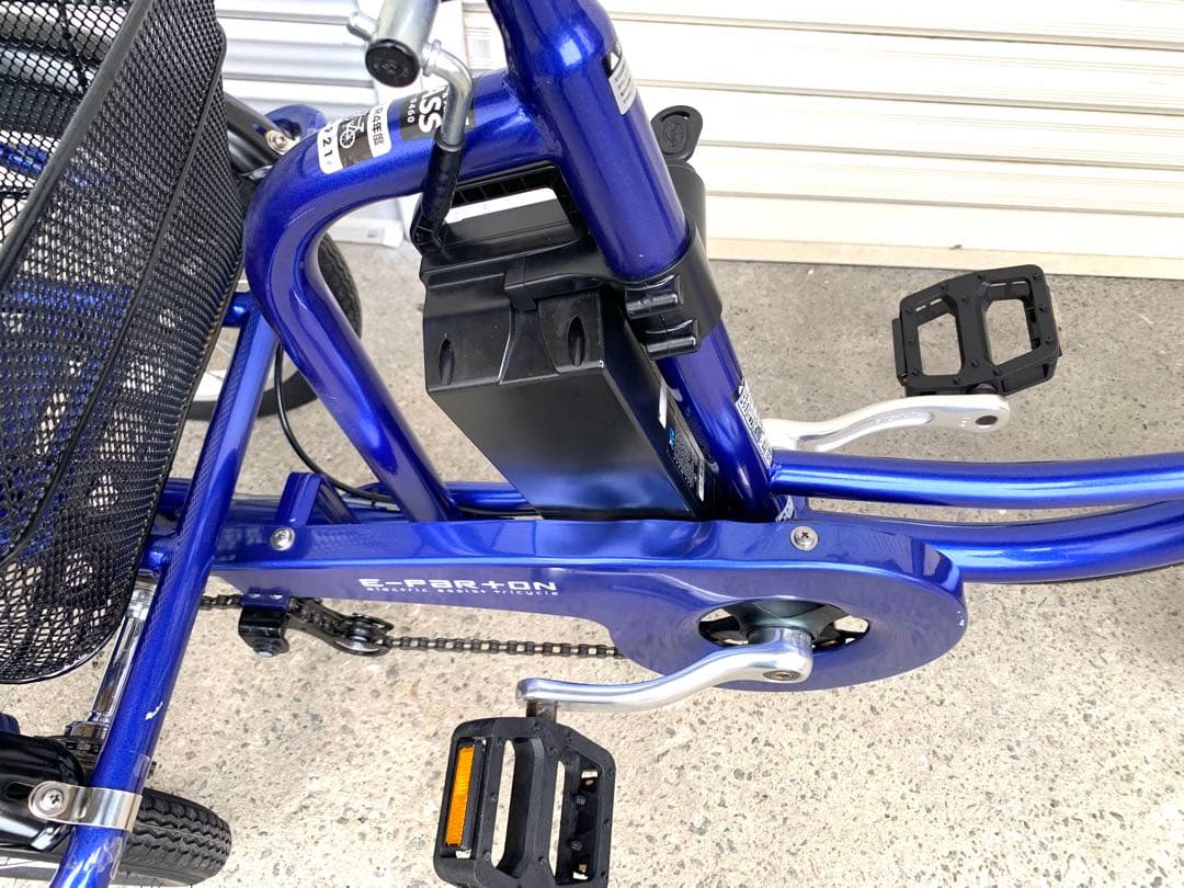 送料無料 E-PAR+ON電動アシスト三輪自転車 5.8Ah 20-16インチ