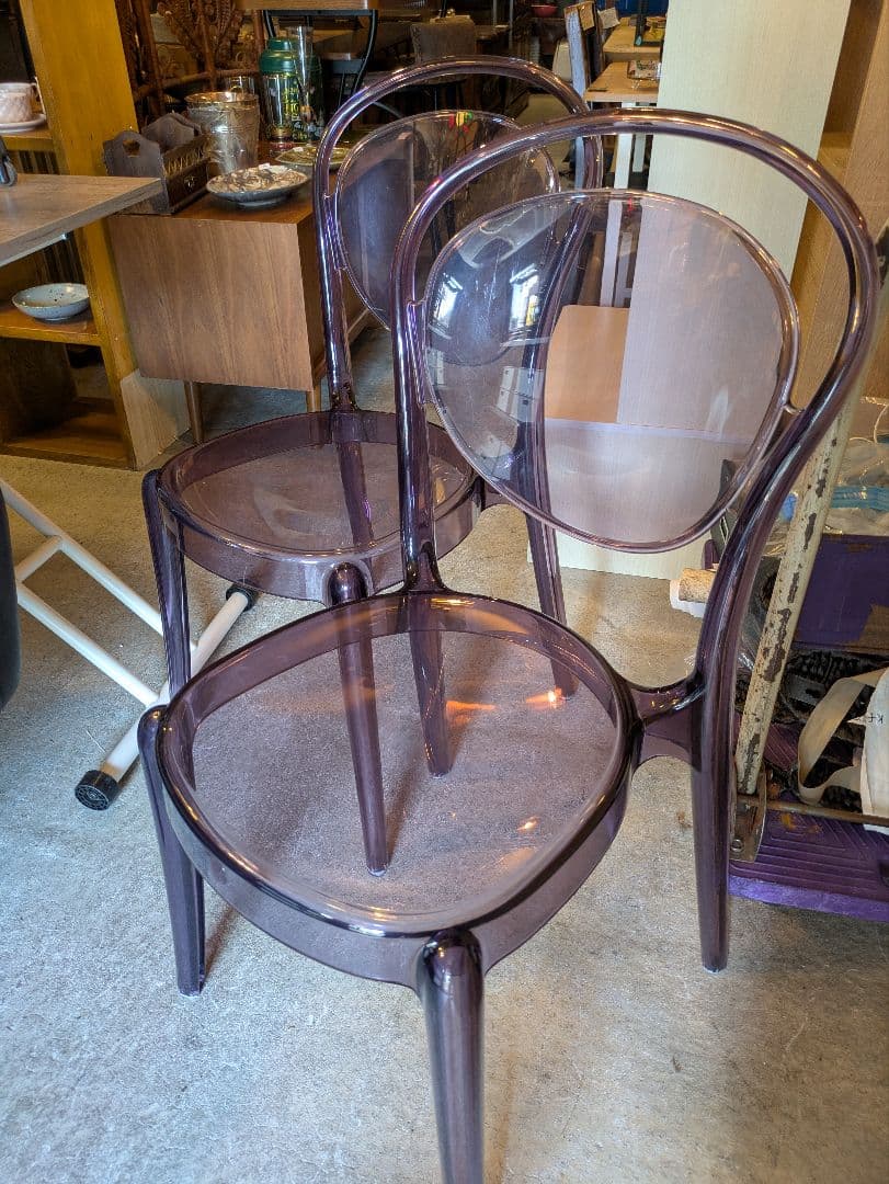 calligaris / カリガリス ダイニングチェア ラベンダー色 展示品