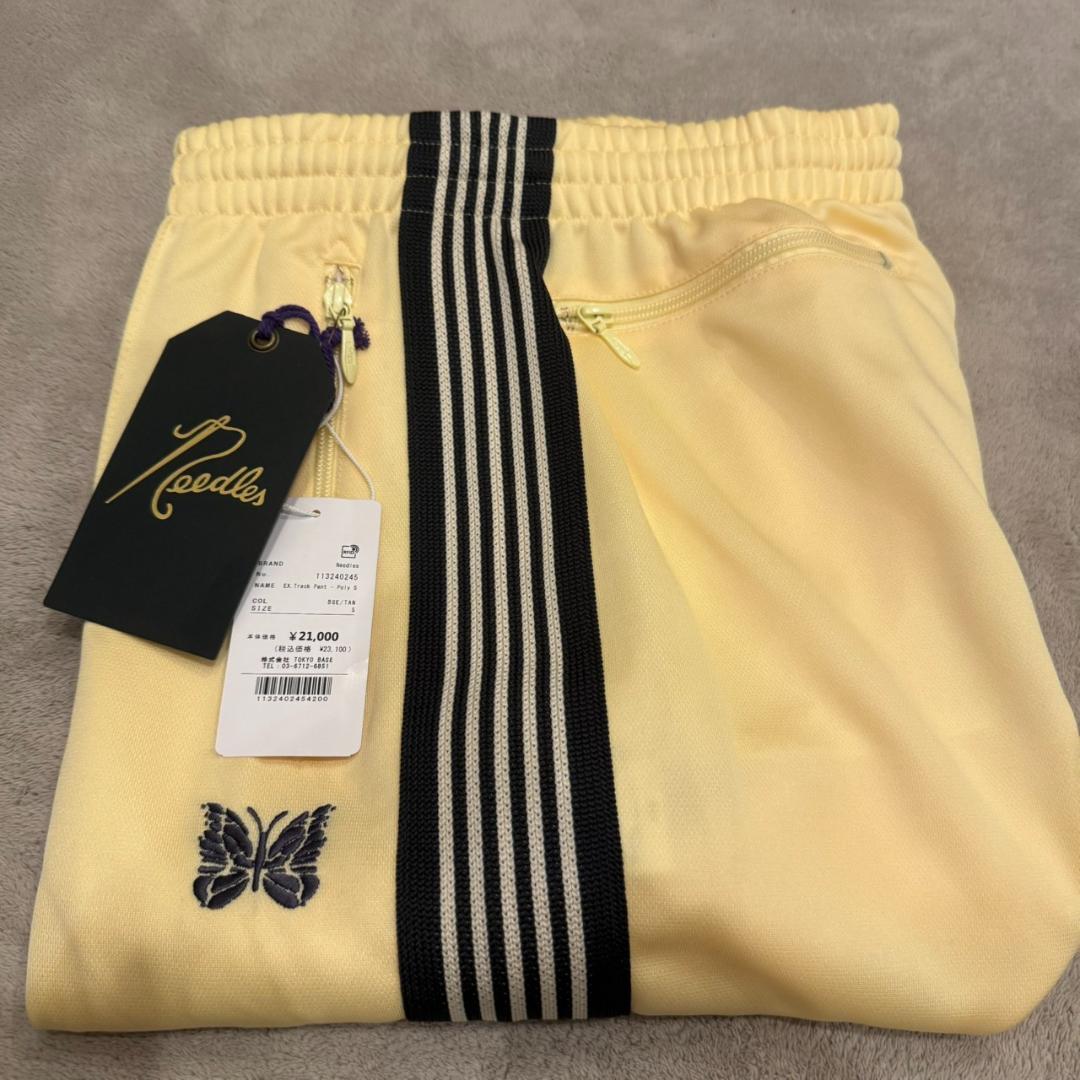 needles studious別注 トラックパンツ 新品未使用　イエロー