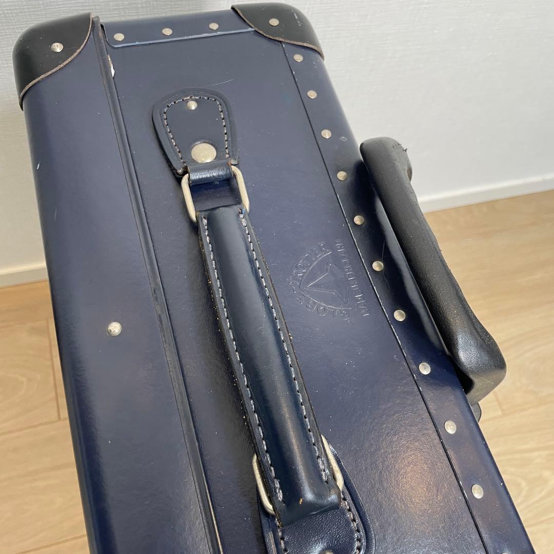 GLOBE TROTTER グローブトロッター スーツケース ネイビー 二輪