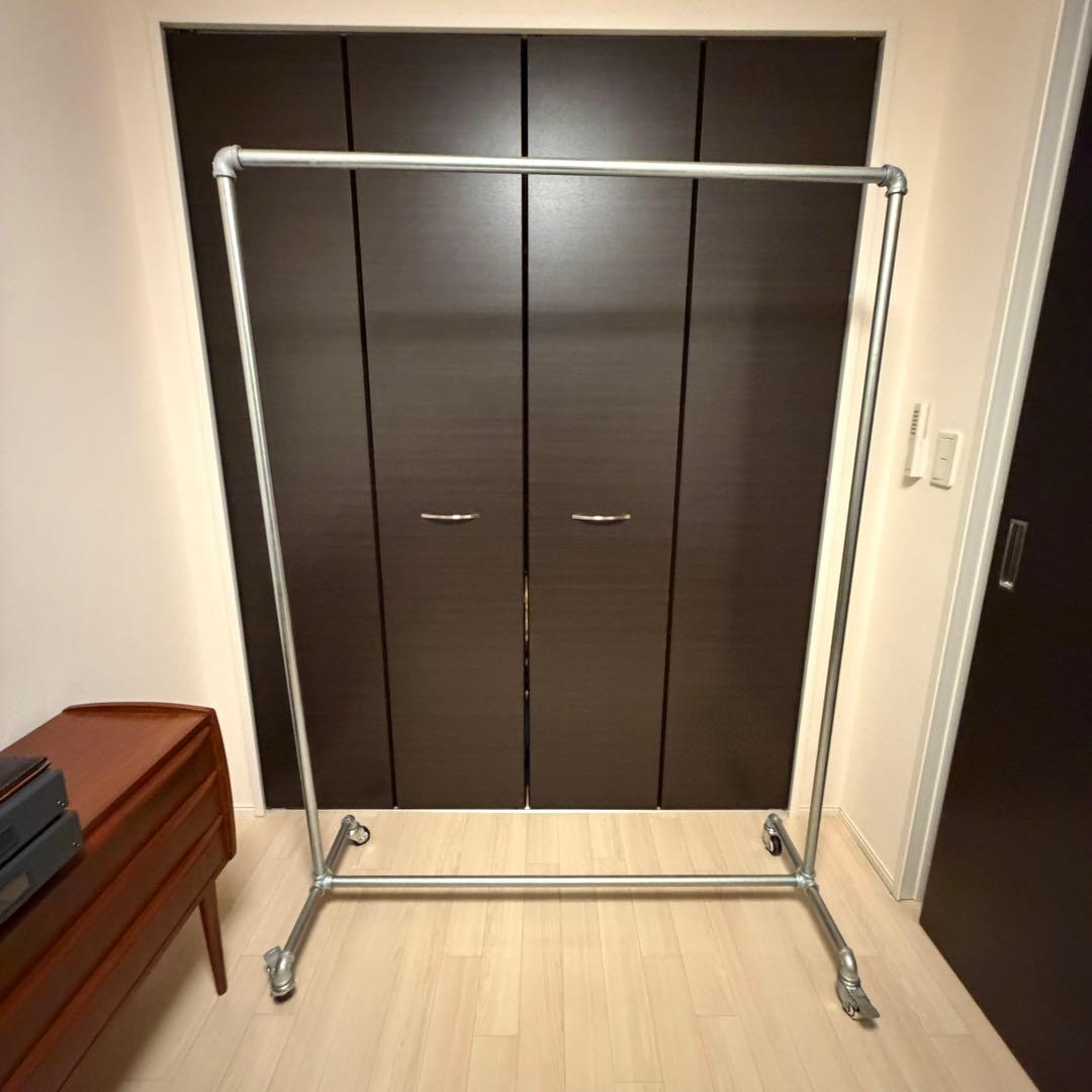 中古 パイプ ハンガーラックガス管 インダストリアル