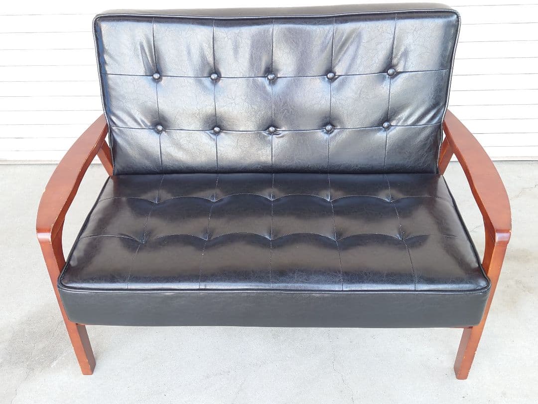 ☆2人がけ レザーソファ