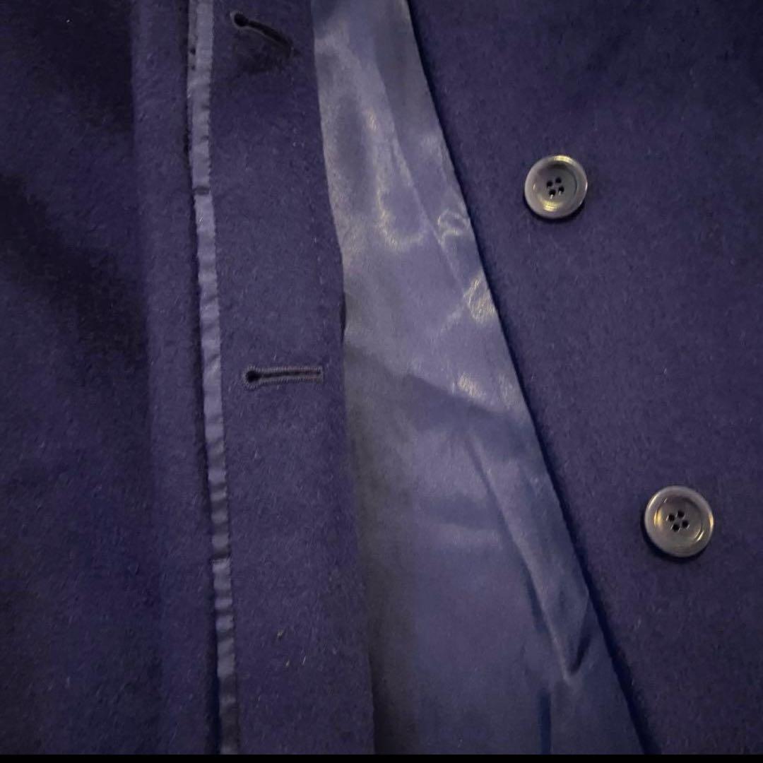 マックスマーラ　白タグ　スタンドカラーコート　比翼　アルパカ　ウール　40