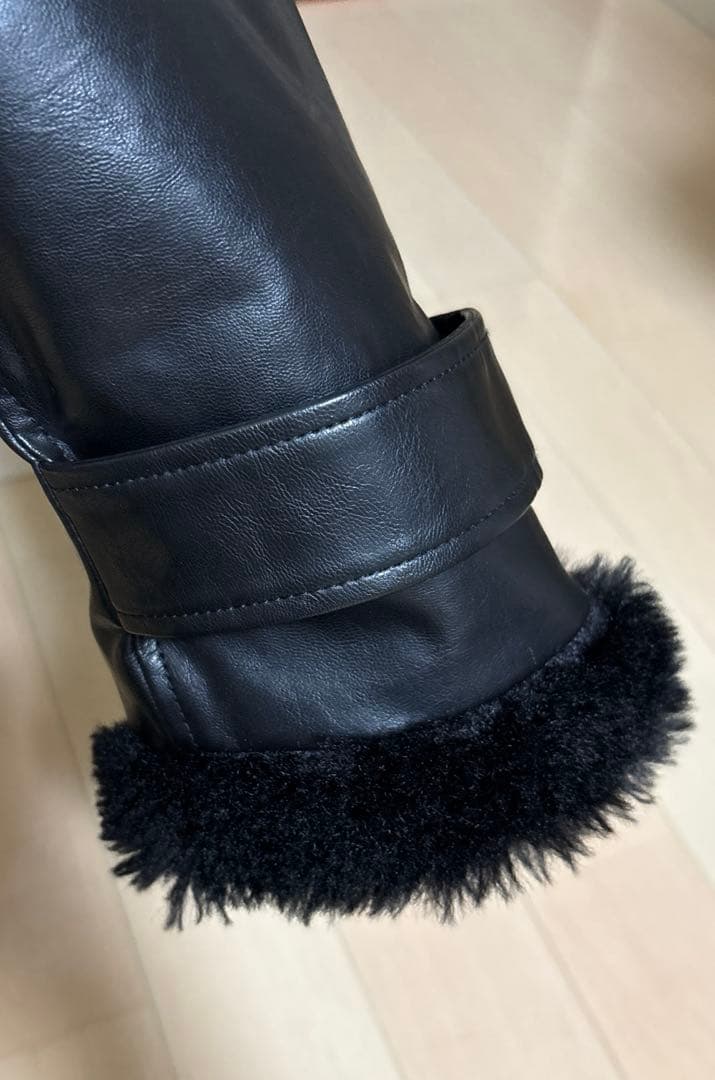 [harm]スナイデルボア付きレザージャケット