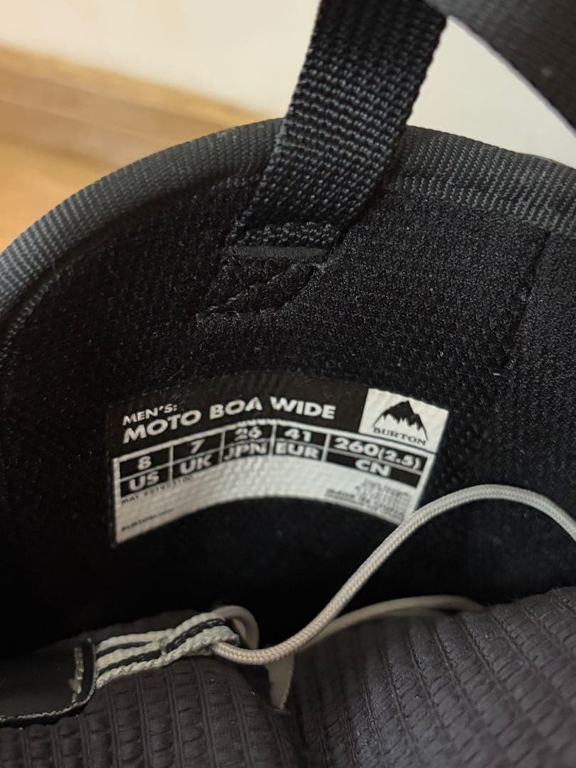 スノーボード Burton moto boa WIDE 26cm