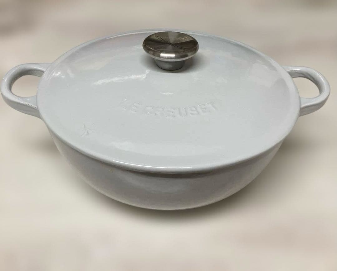 ル・クルーゼ　中黒マルミット　22cm 両手鍋