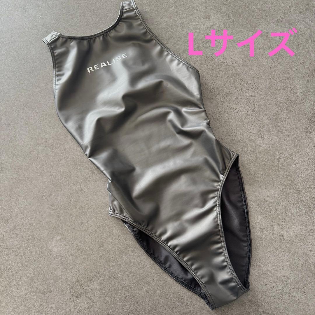 旧ロゴ REALISE マットブラック 競泳水着 水球 リアライズ