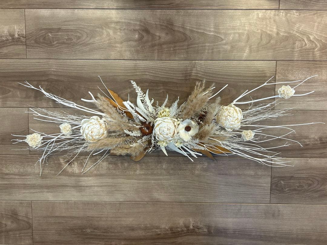 特大ドライフラワー横スワッグ