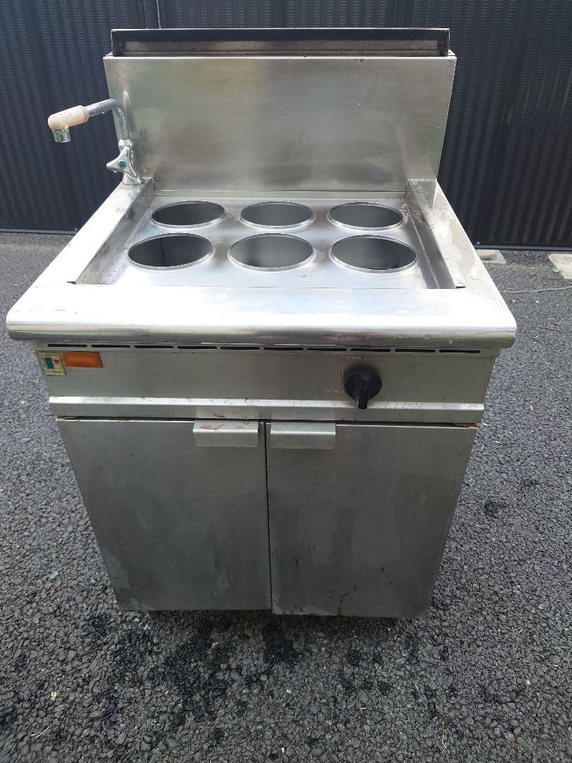 ゆで麺麺器　LPガス　送料込