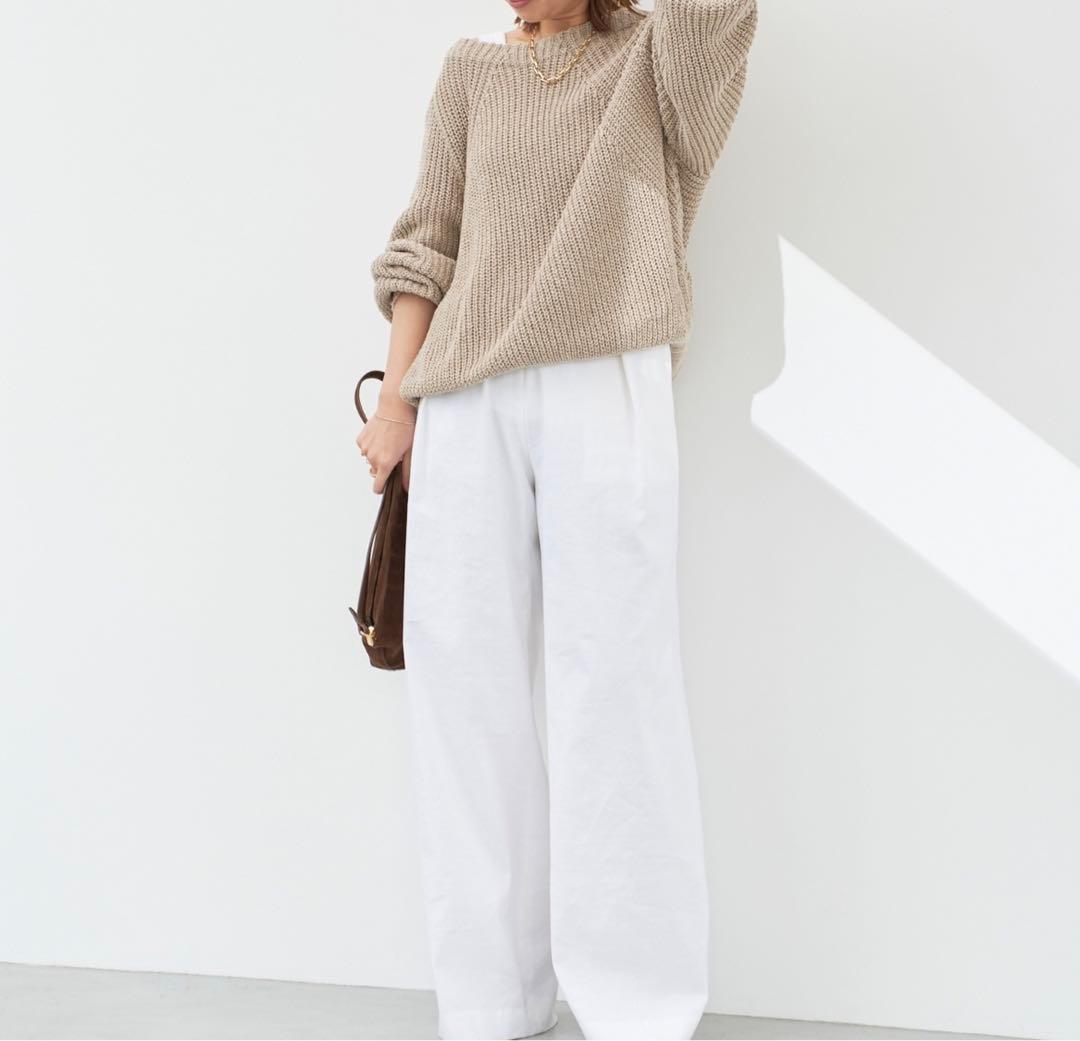 ドゥーズィエムクラス　2024SS Lily Linen アゼプルオーバー