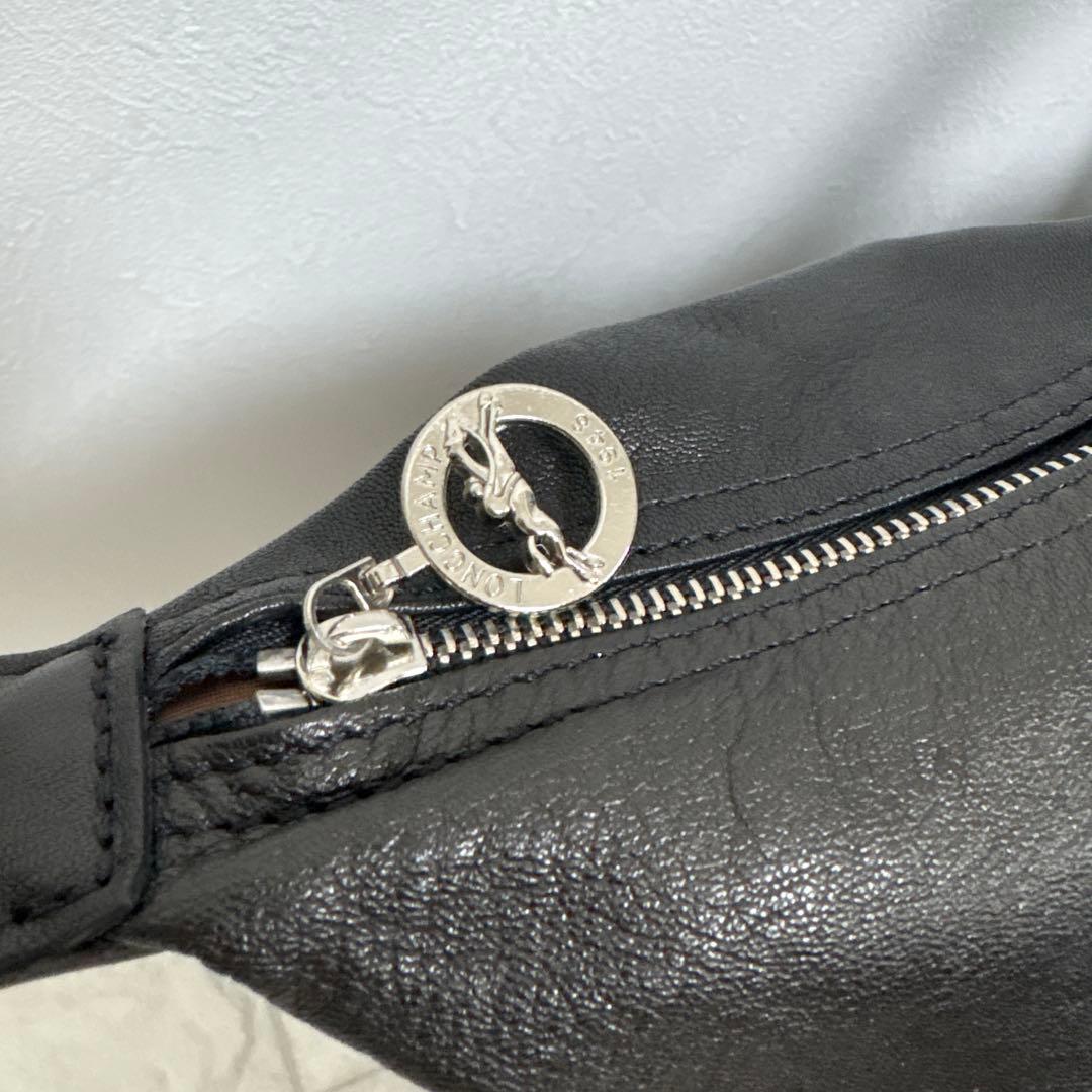 ▪️ Longchamp オールレザー　ボストンバッグ　レザーバッグ