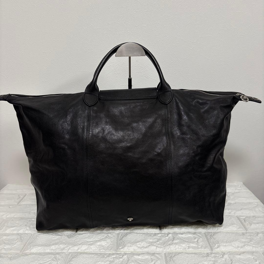 ▪️ Longchamp オールレザー　ボストンバッグ　レザーバッグ
