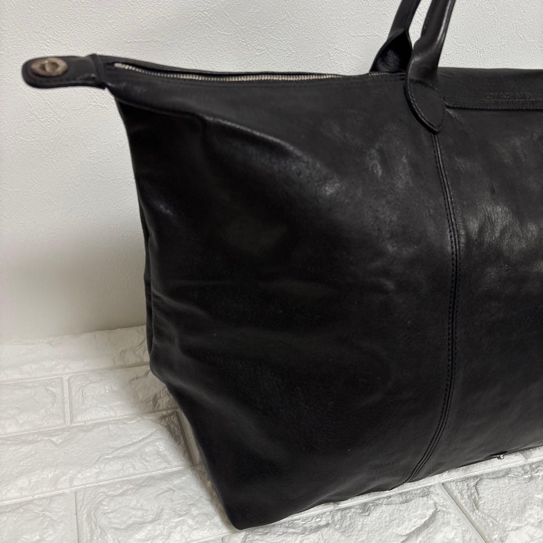 ▪️ Longchamp オールレザー　ボストンバッグ　レザーバッグ
