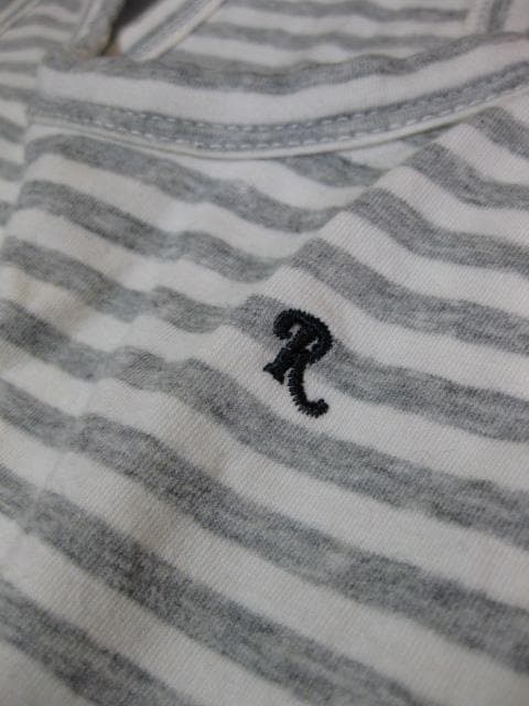 RAF SIMONSラフシモンズ2007SS★R刺繍入りボーダータンクトップ48