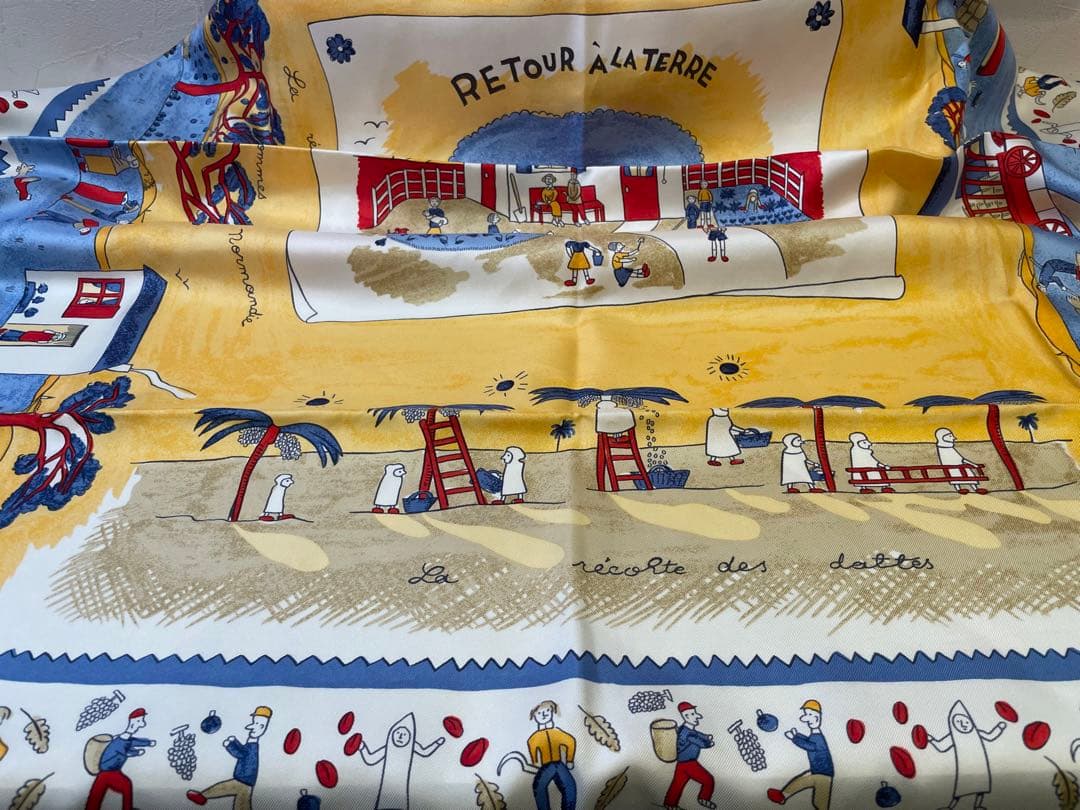 【新品未使用】HERMES カレ90 RETOUR ALATERRE故郷に帰る