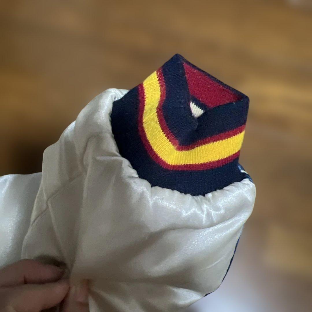 90s 復刻スカジャン リバーシブル 両面サテン 中綿 顎外れ虎 М