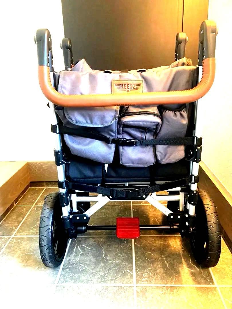 極美品 PUPPAPUPO ストローラー ワゴン　双子　ベビーカー　2人乗り