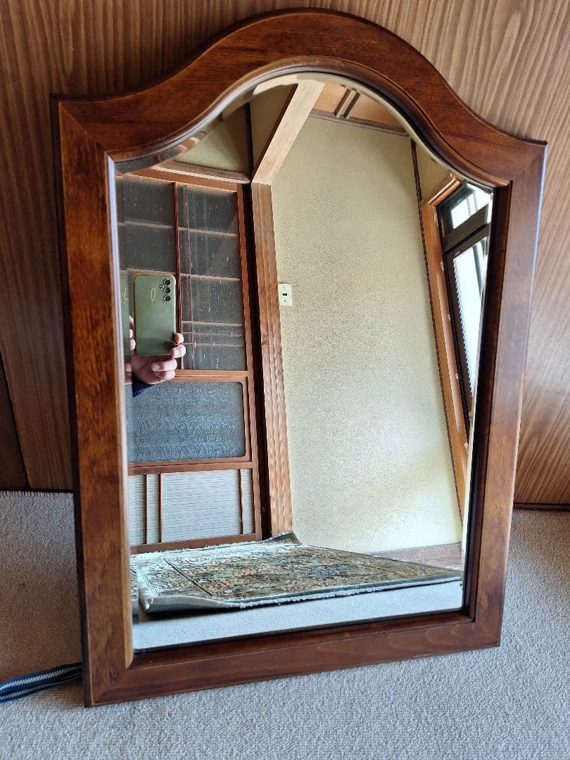 美品！カリモク☆karimoku☆アンティーク☆ウォールミラー
