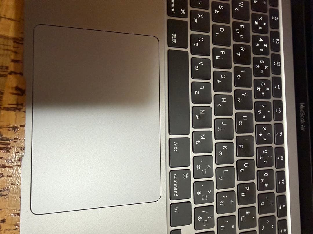 非常に綺麗なMacBook Air シルバー 日本語配列