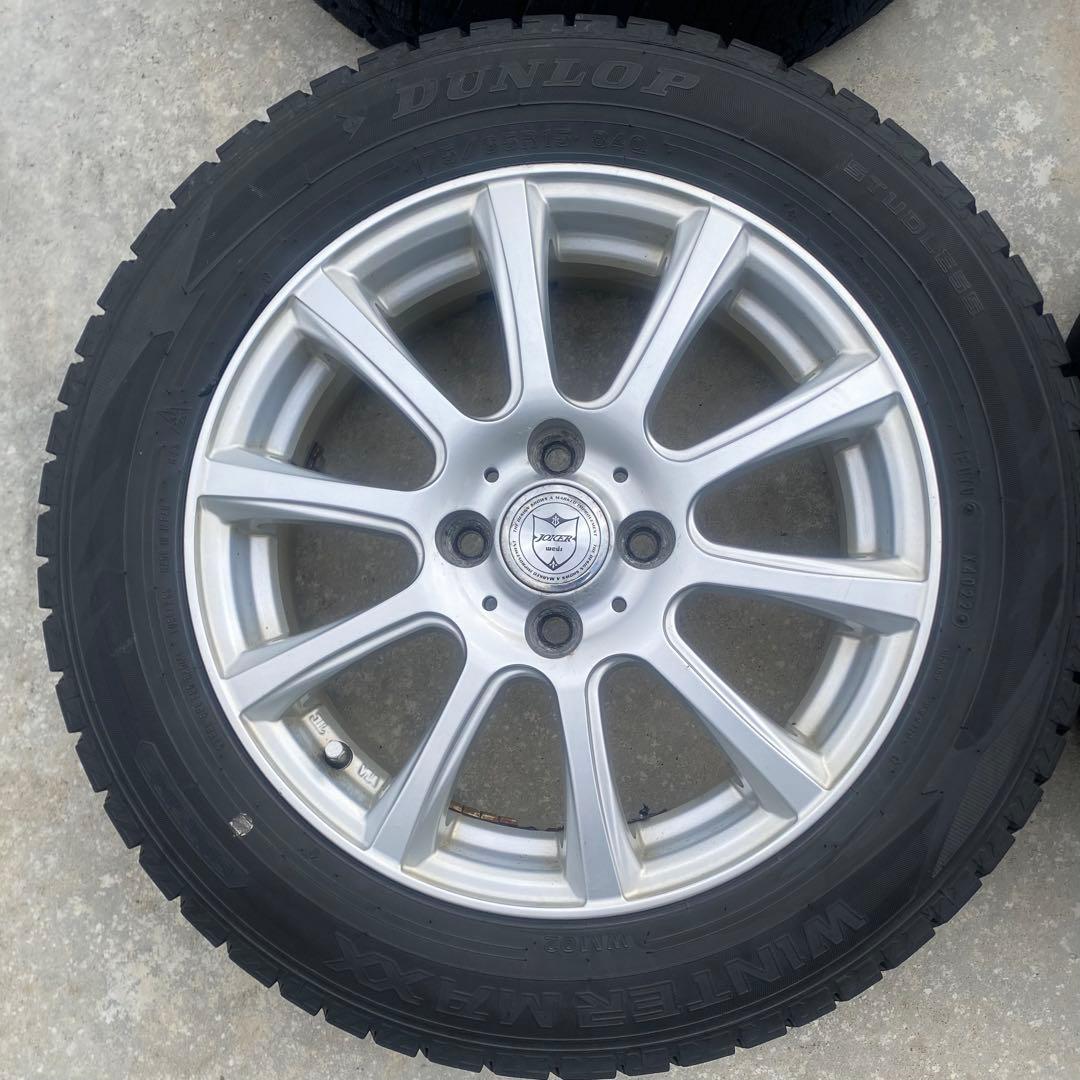 ダンロップ　WM02 175/65R15 2022年製 スタッドレスアルミセット