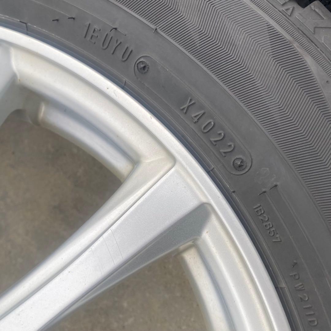 ダンロップ　WM02 175/65R15 2022年製 スタッドレスアルミセット