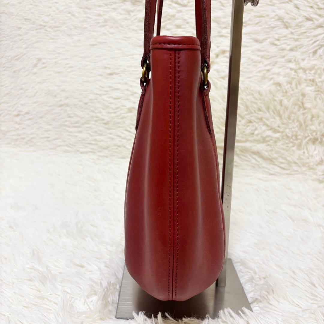 ✨美品✨ オールドコーチ オールレザー トートバッグ レッド 9996