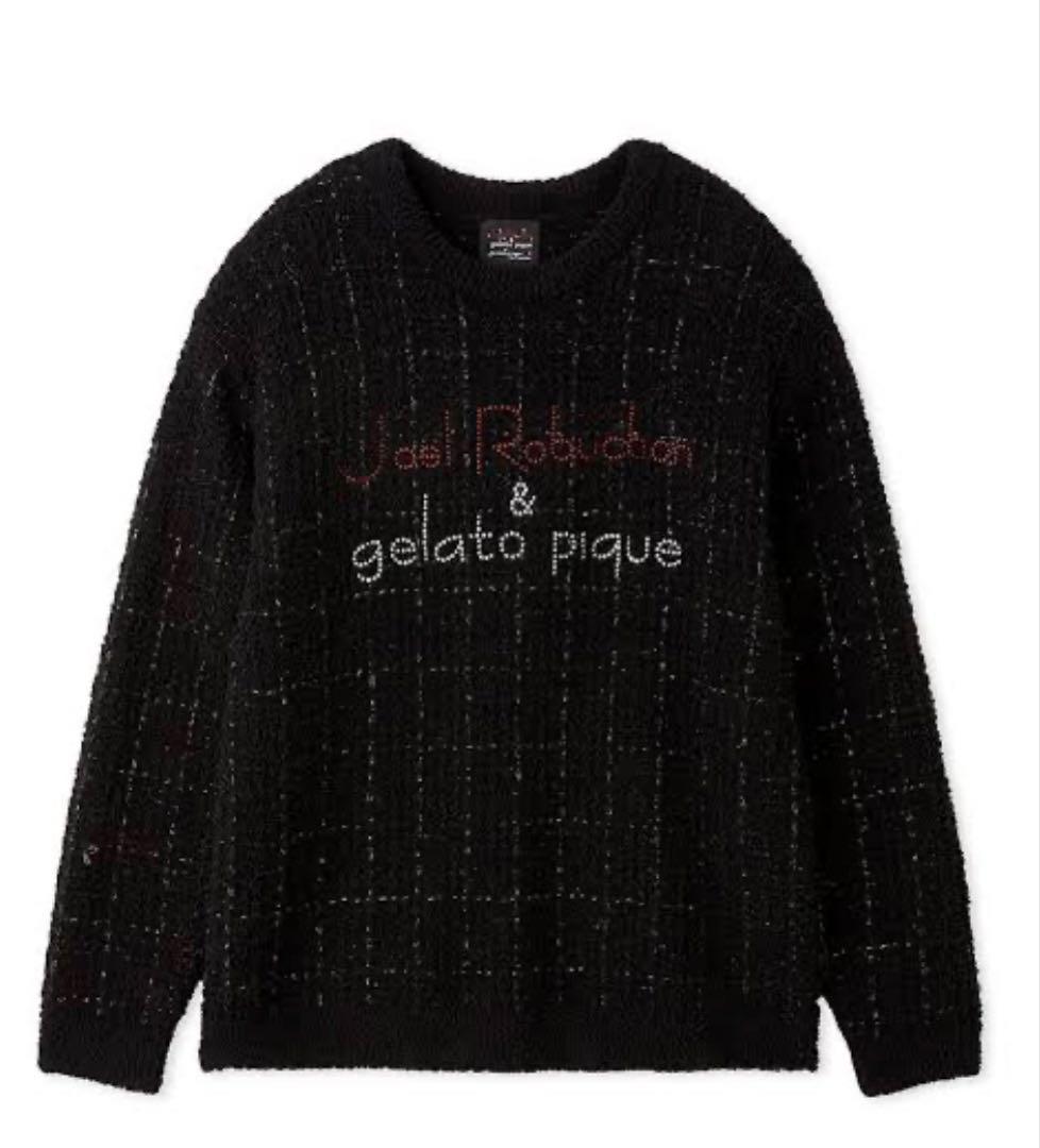 【JOEL ROBUCHON】ツイードモコプルオーバー ブラック