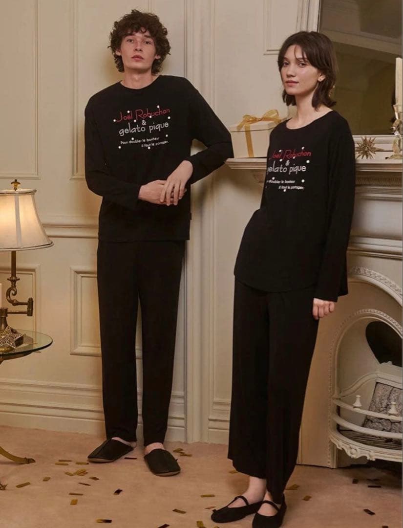 【JOEL ROBUCHON】ツイードモコプルオーバー ブラック