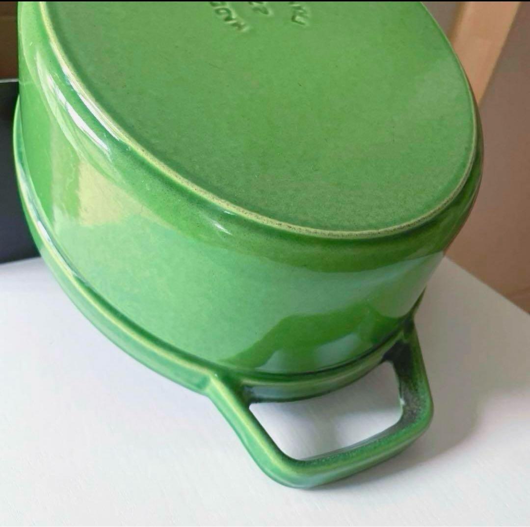 【廃盤】STAUB／ストウブ アボカド オーバルココット27cm ※箱付き