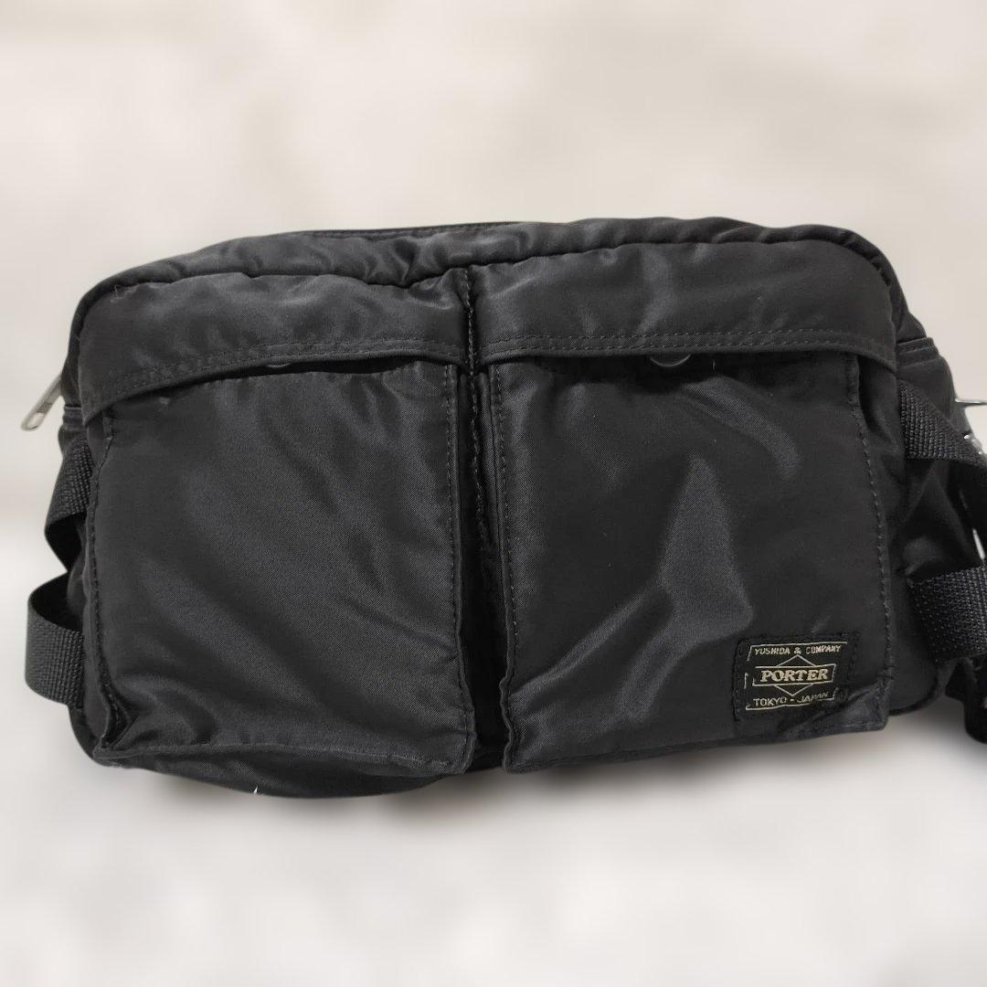ポーター タンカー ウエストバッグ ボディバッグ 3way 黒