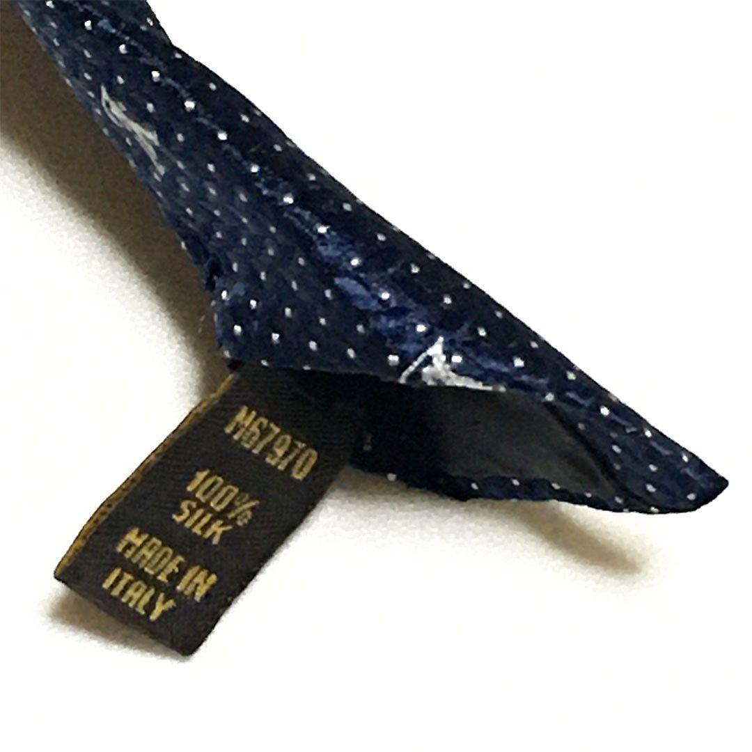 未使用級 ルイヴィトン Louis Vuitton ネクタイ ドット LV柄