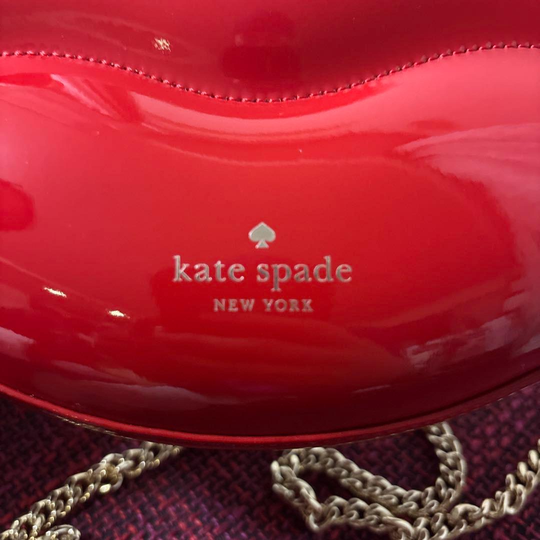 Kate Spade 唇型ショルダーバッグ レッド