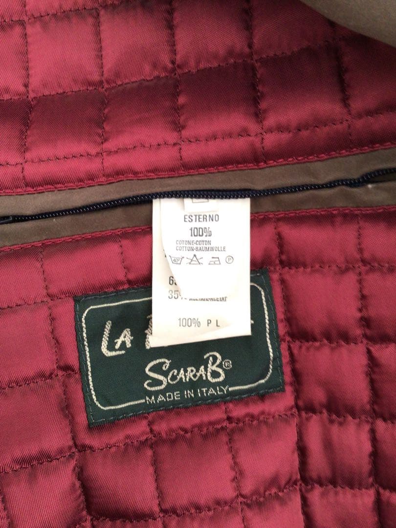 la Ricerca scarabブラウンスウェード調スイングトップブルゾン