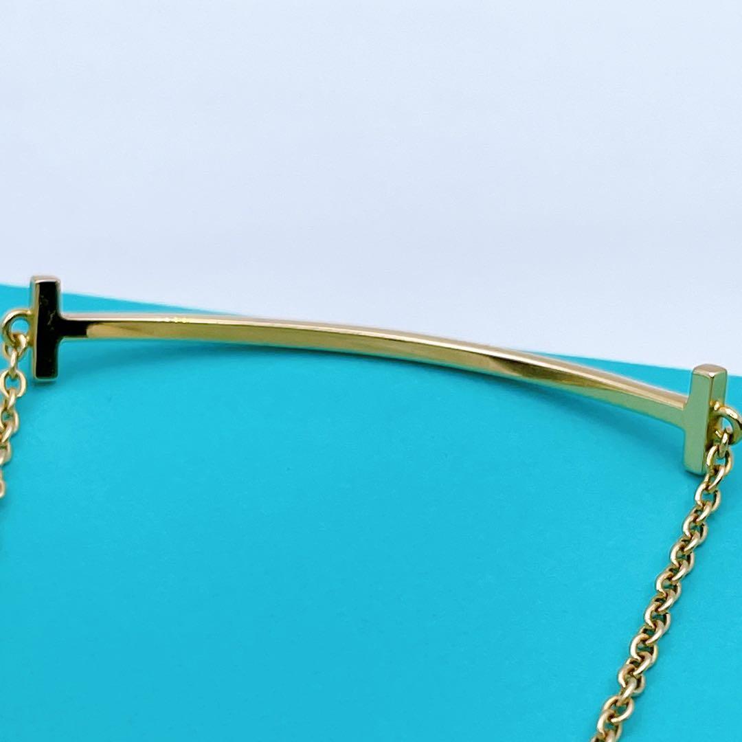 Tiffany & Co. ブレスレット　Tスマイル　ワイヤー　ゴールド750
