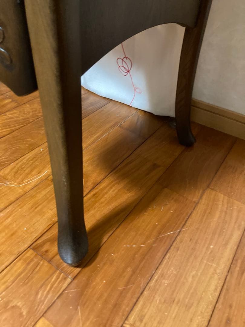 ドレッサー　鏡台　猫足　アンティーク調