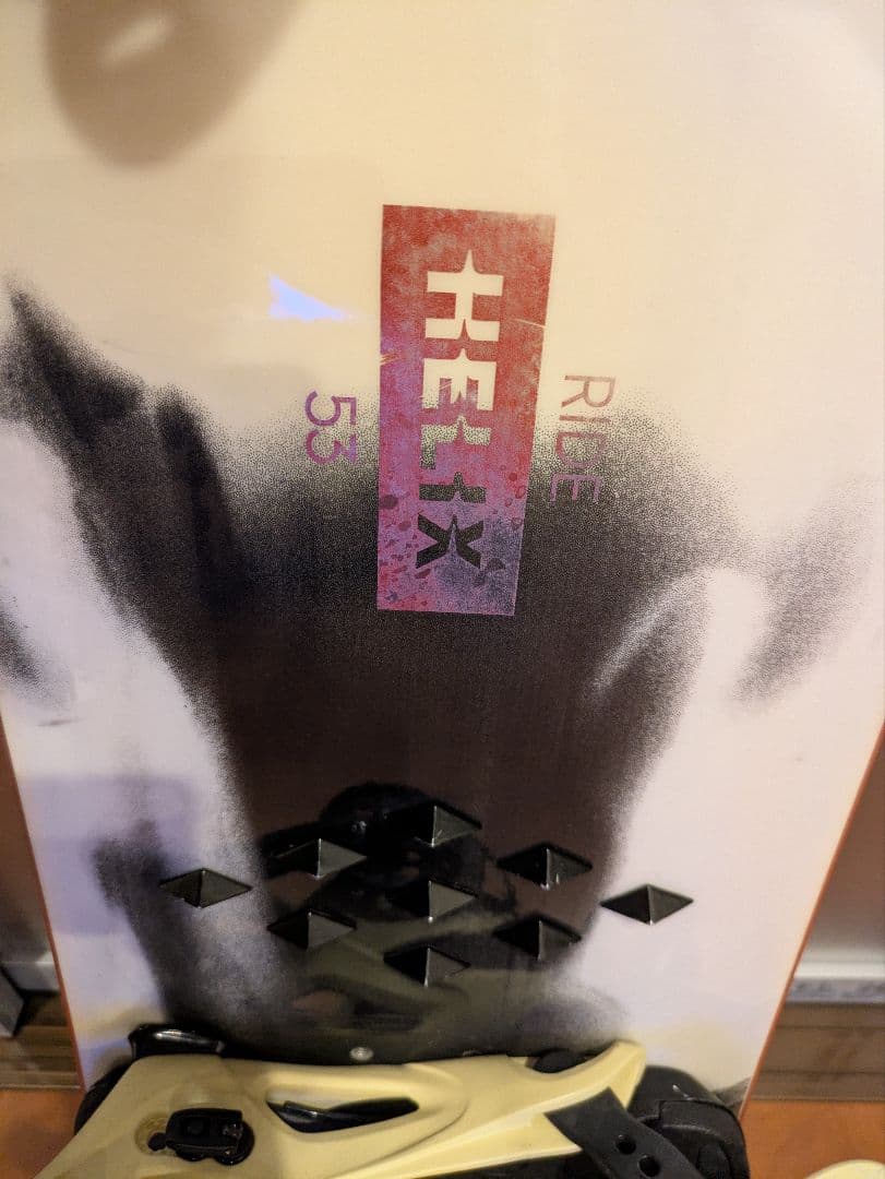 RIDE HELIX 53 スノーボード、FLUXビンディングセット