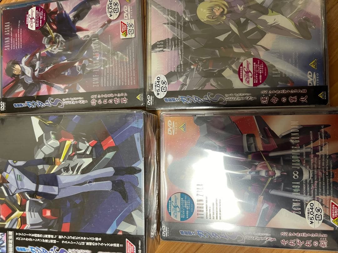 機動戦士ガンダムSEED＋DESTINY dvd全巻セット＋ova 未開封