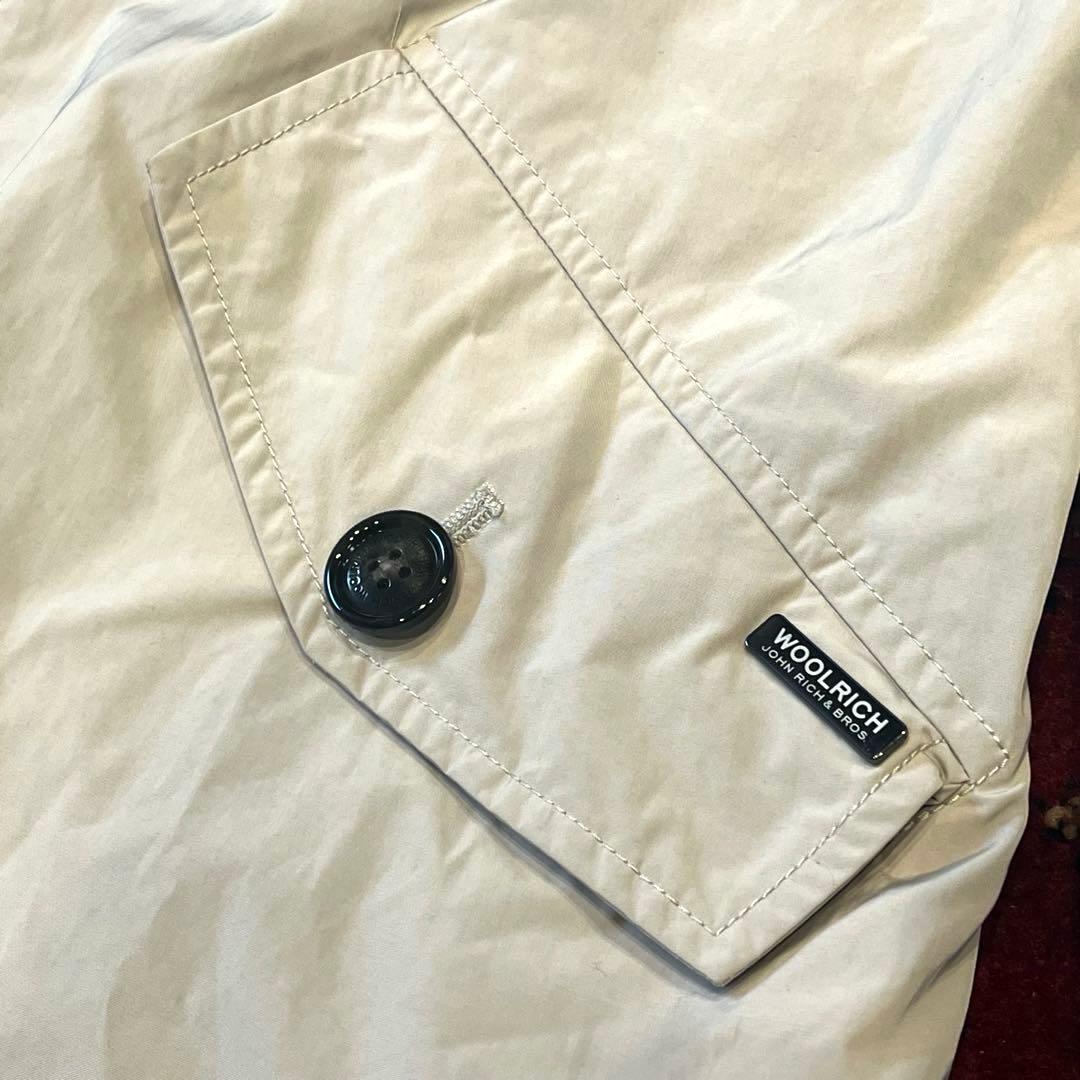 WOOLRICH ウールリッチ フード付きマウンテンパーカー アイボリー　Ｓ