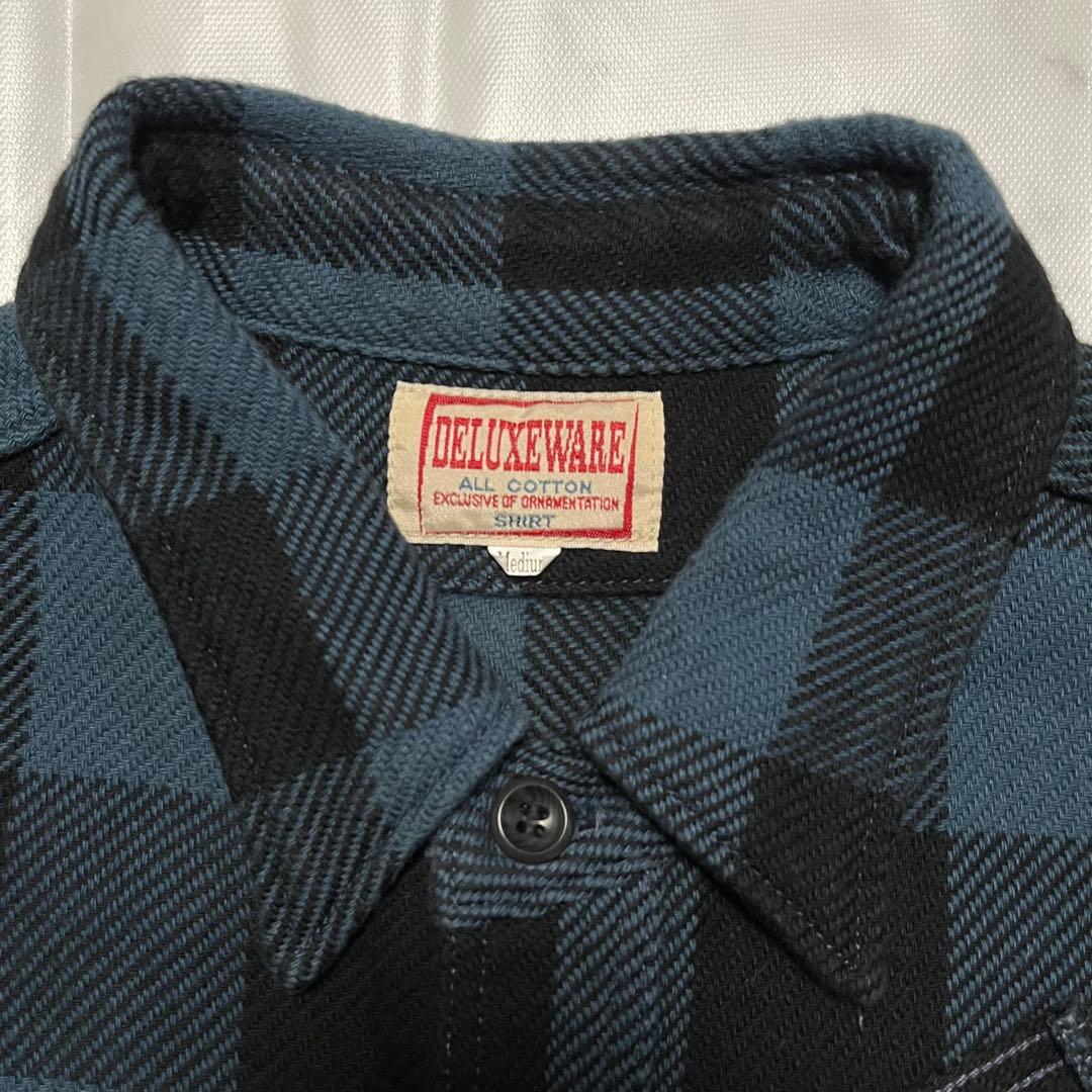 デラックスウェア バッファローチェック ネルシャツ