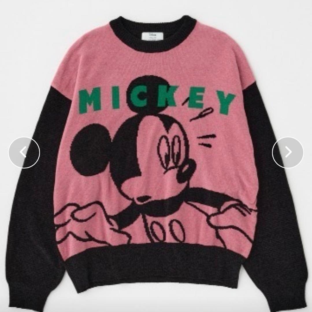 MOUSSY Disney マウジー ディズニー ニット