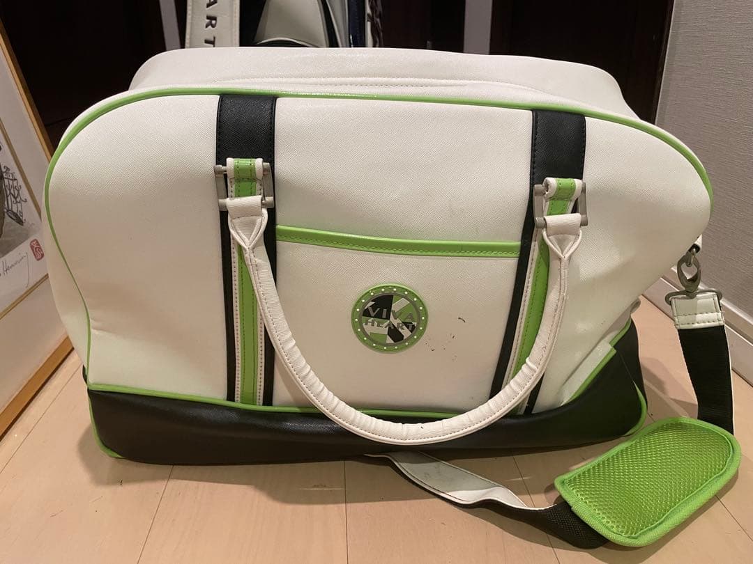 VIVA HEART キャディバッグ ホワイト・ネイビー