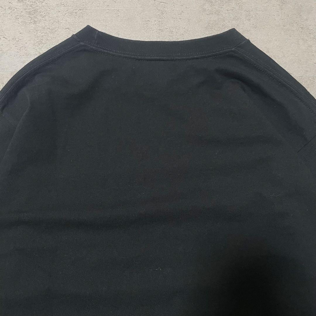 美品 A BATHING APE BAPE シャークヘッド ロンT M ブラック