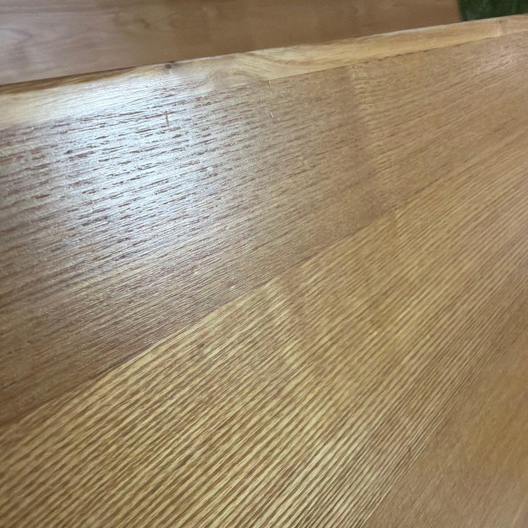 無印良品　タモ材デスク