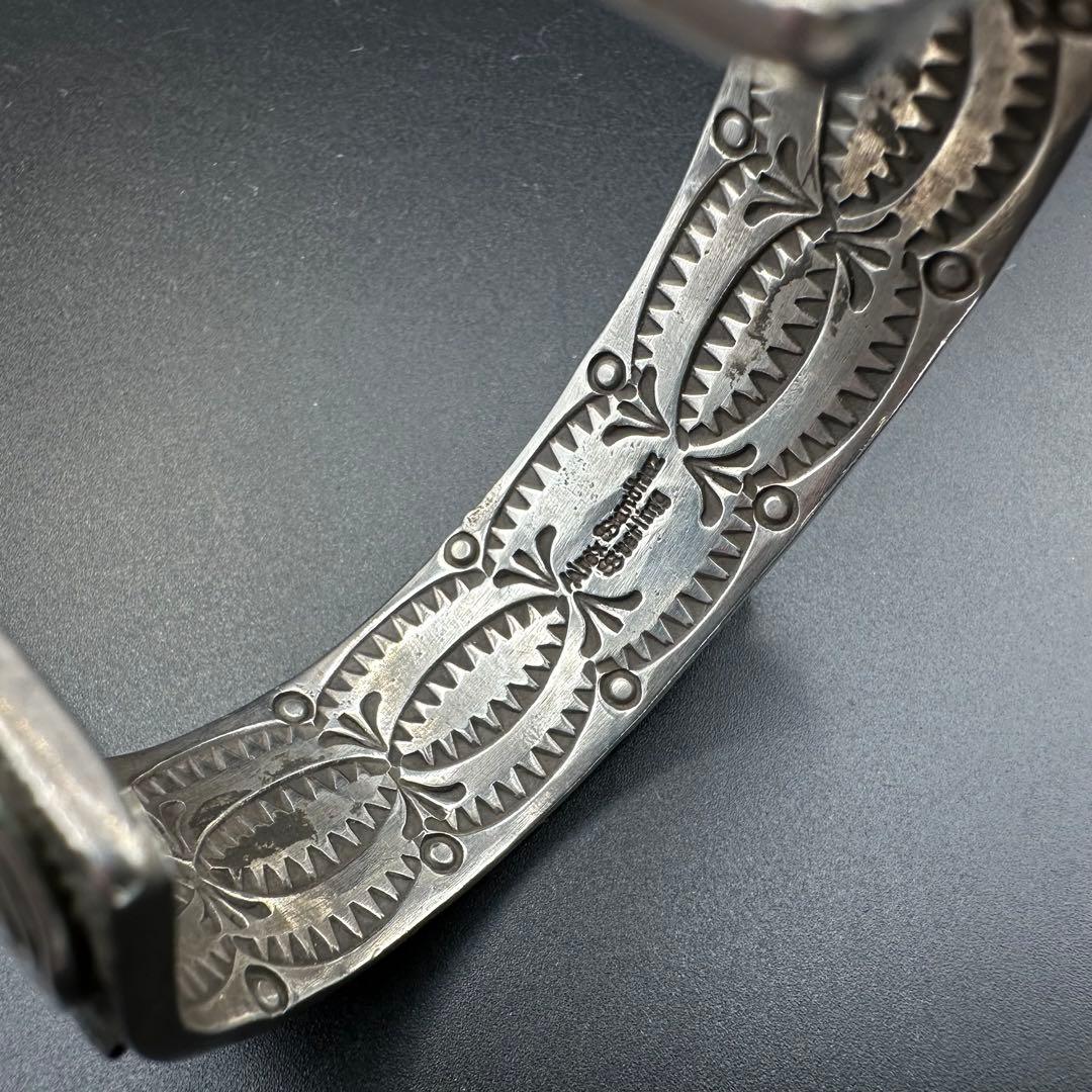 Alex Sanchez ペトログリフ バングル キングマンターコイズ