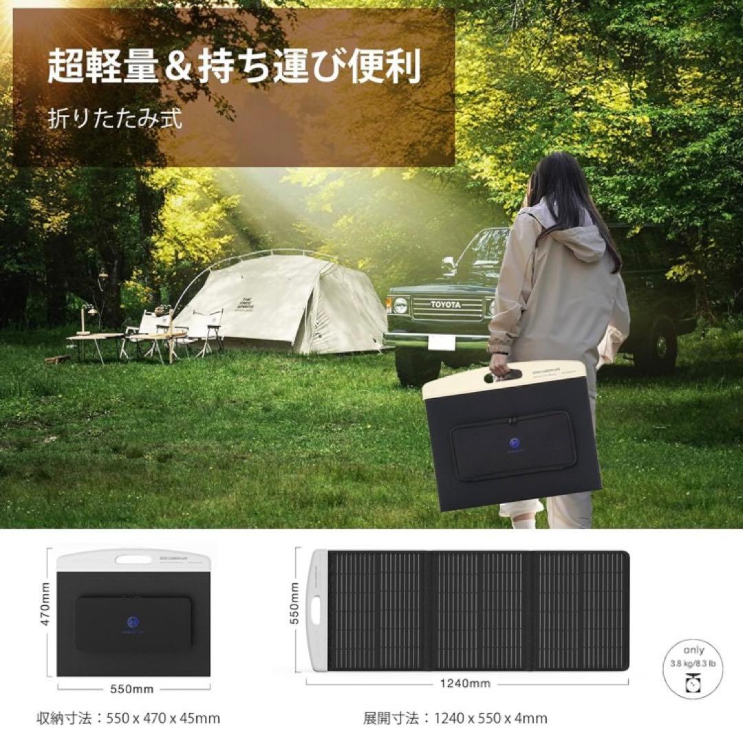 こ*た様 ソーラーパネル 100W 折りたたみ式 ソーラーチャージャー 太陽光パ