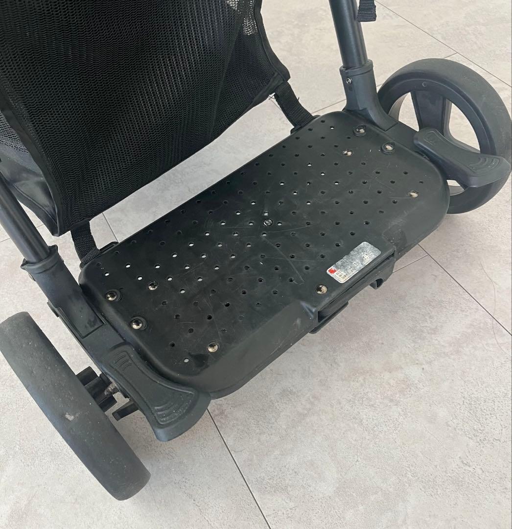 【美品】カトージ 2人乗りベビーカー　2-Seater ブラック